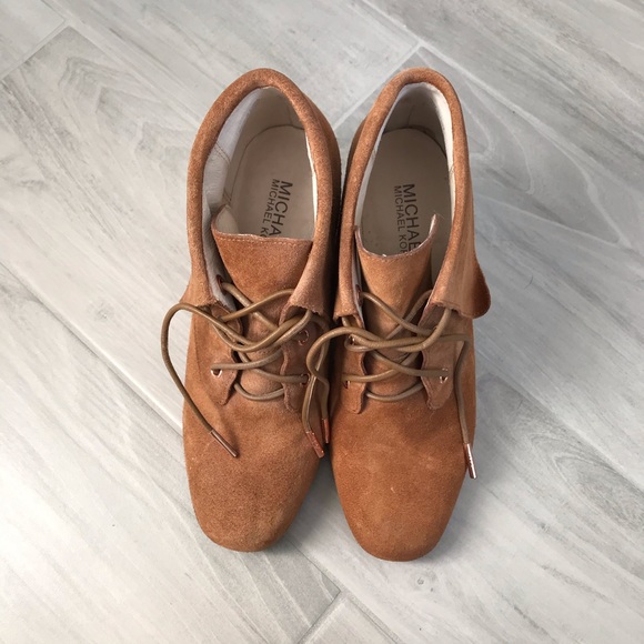 Michael Kors Lace Up Booties - Picture 1 of 5